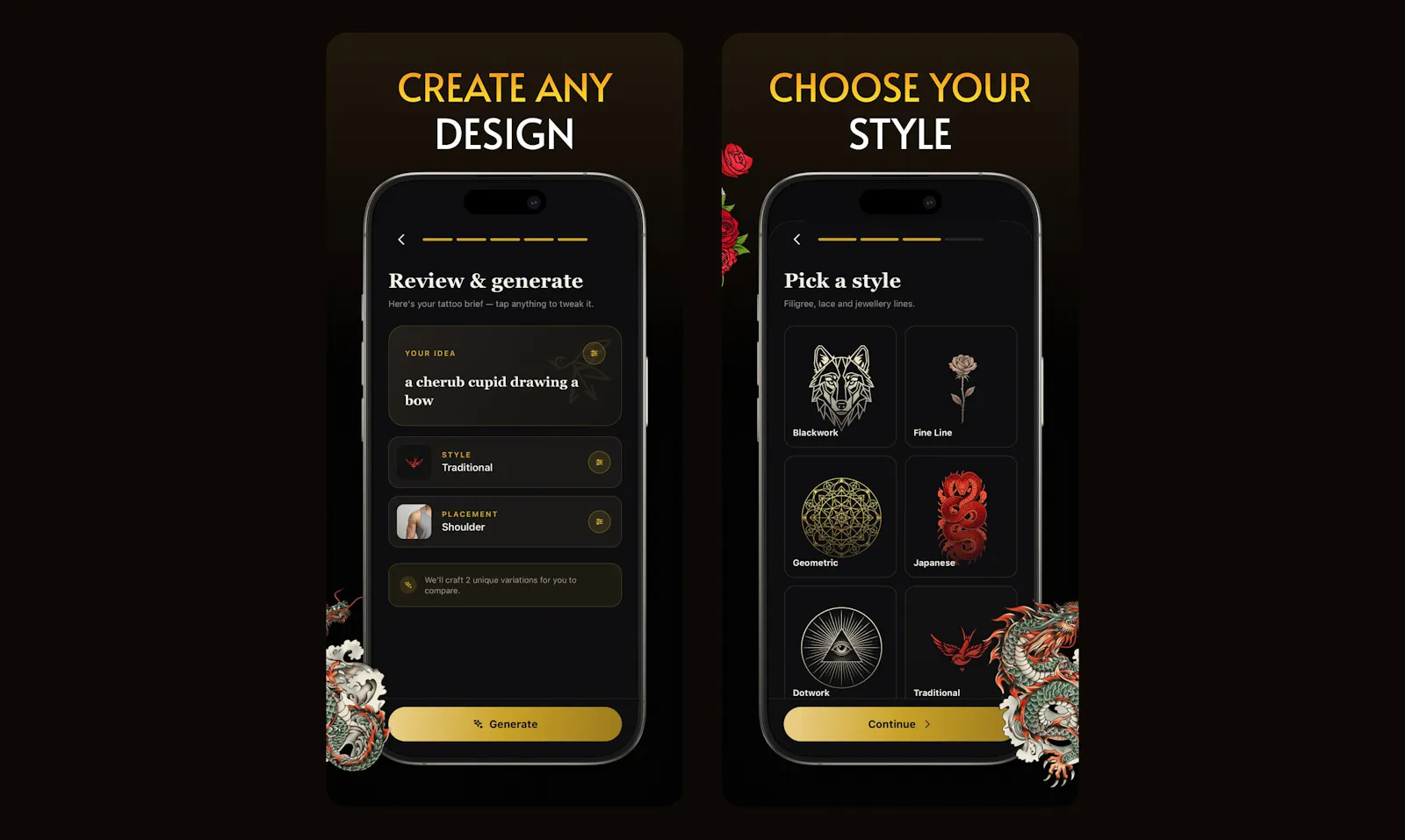 Inkora: AI Tattoo Creator screenshot 2