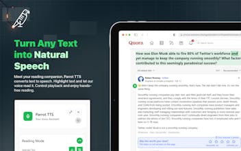 Parrot TTS gallery image