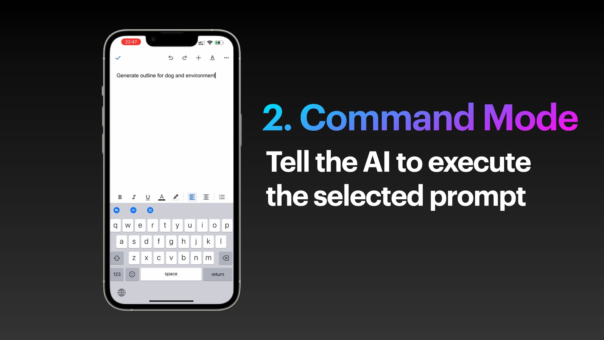 Tablero de gtp - Experimente el poder de GPT-3 AI en su teclado iOS media 4