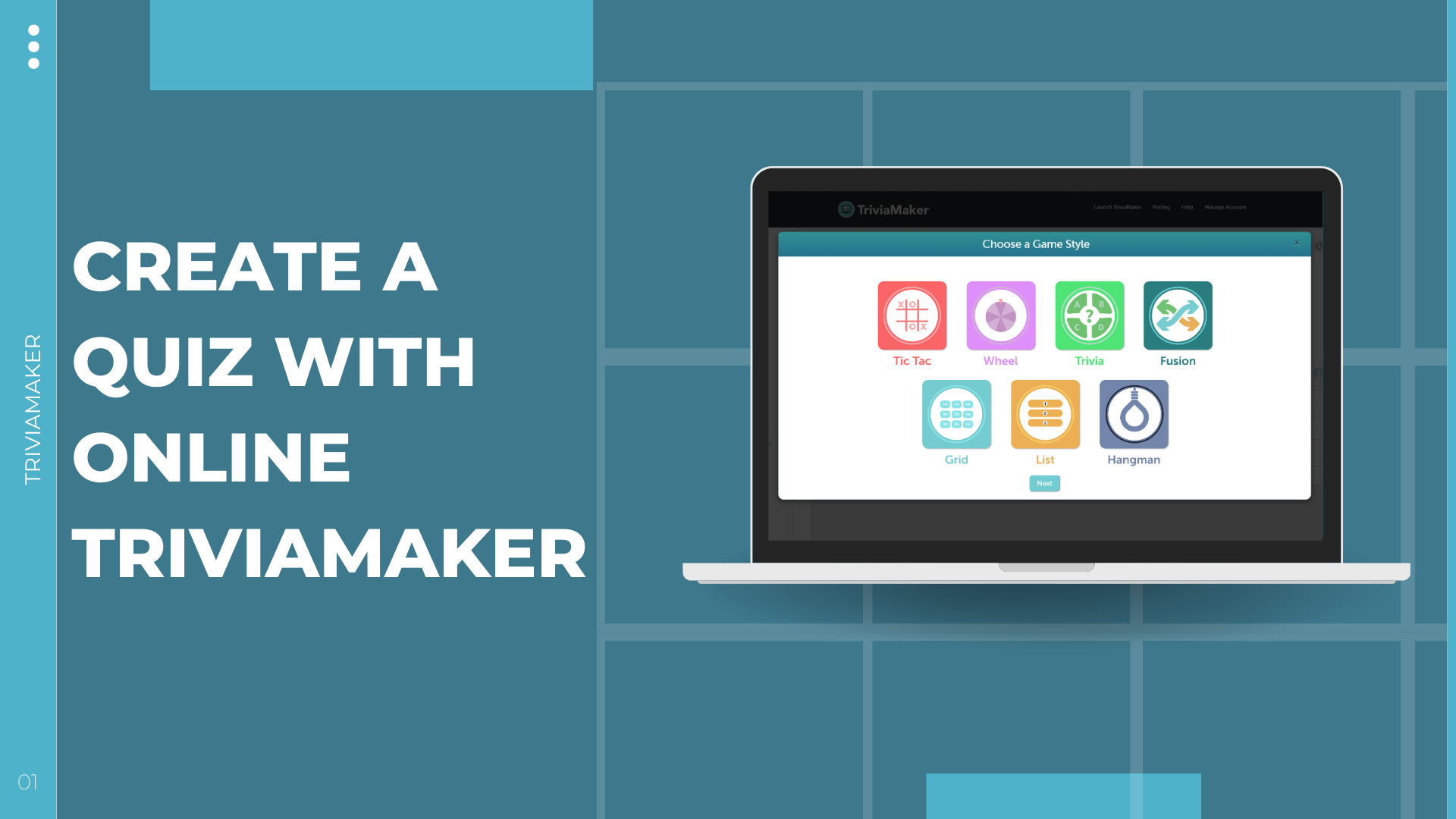 TriviaMaker - Quiz Creator - Main product screenshot demonstrating key features and user interface