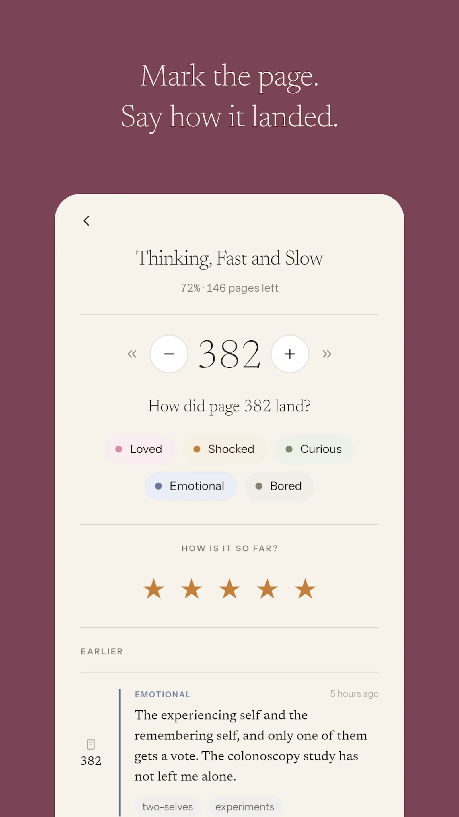 Meraky: Reading Journal screenshot 8