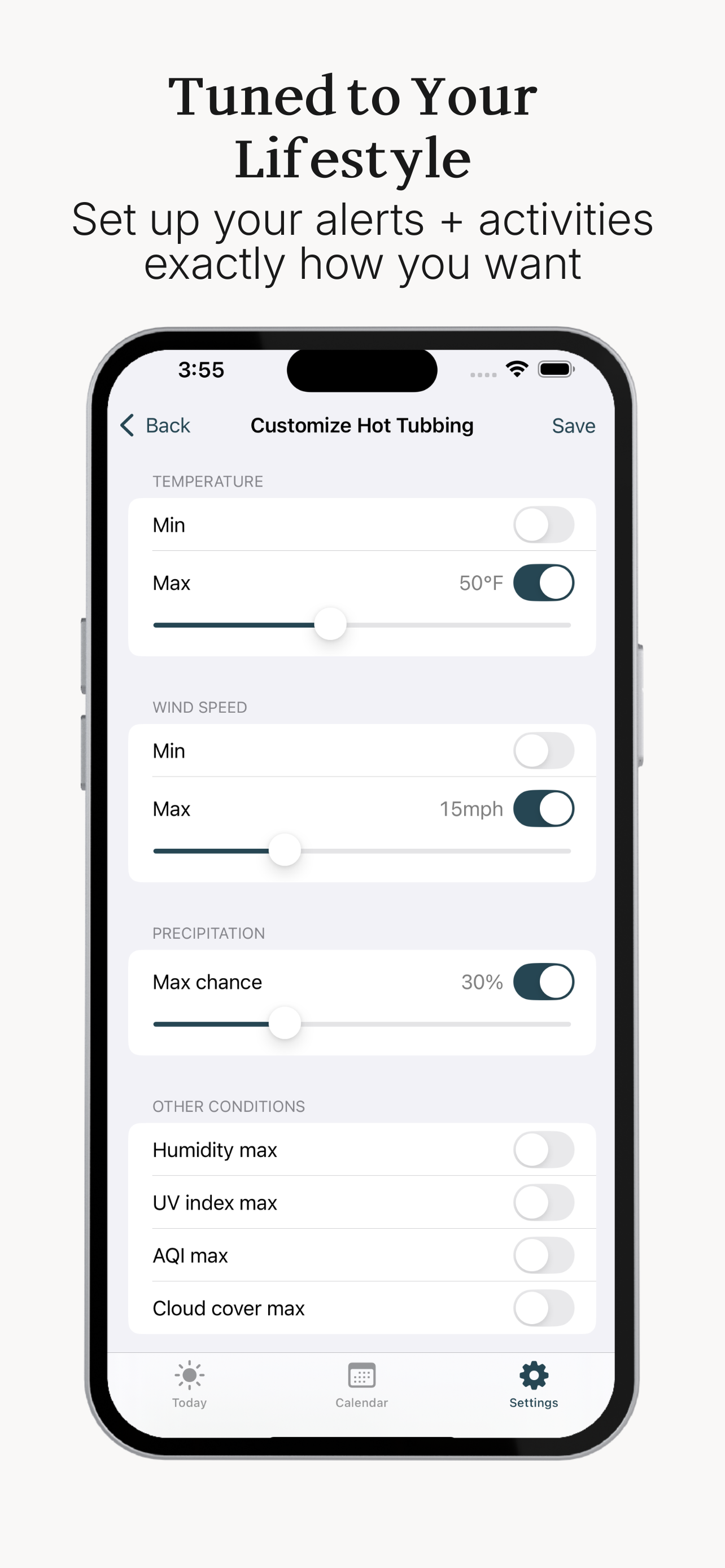 Wisp - Activity Weather gallery image