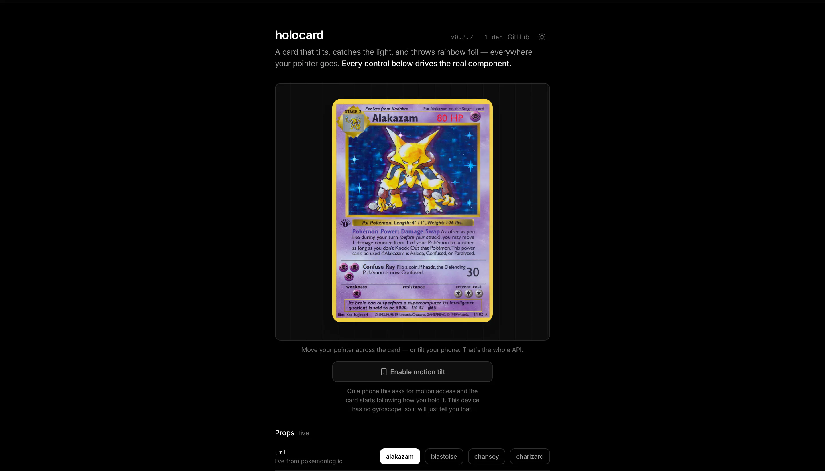 Holo Card gallery image