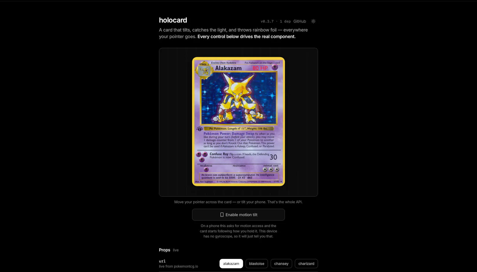 Holo Card screenshot 1
