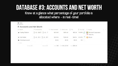 Ultimate Investing Dashboard gallery image