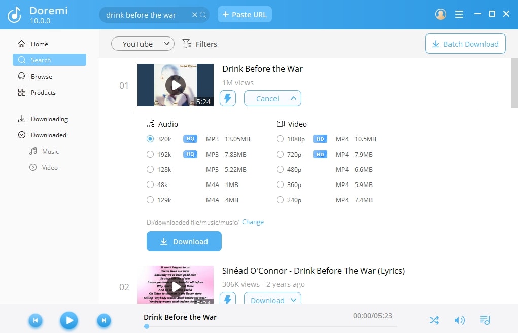 Downloader di musica mp3 Doremizone media 4