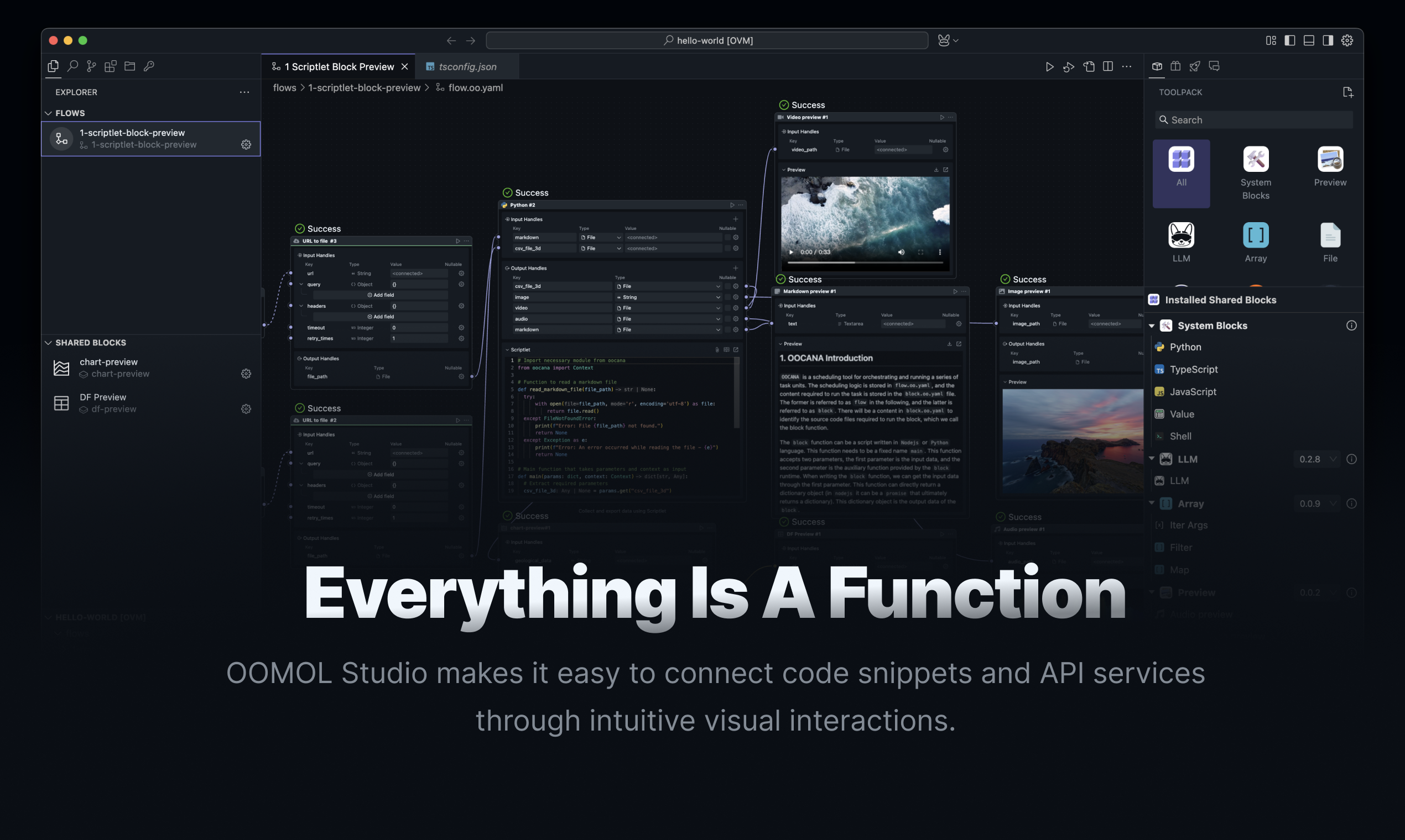 OOMOL Studio media 1