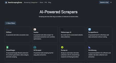 All Tools for Web Scraping (Directory) gallery image
