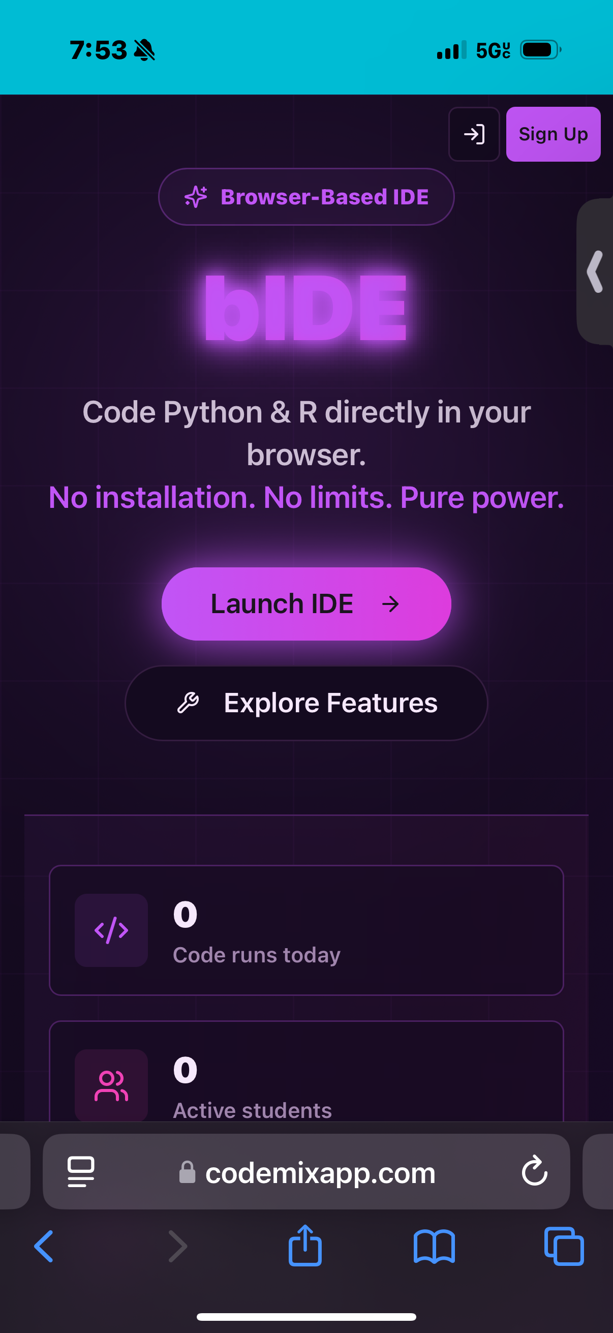 bIDE (Browser IDE for Python, R and etc) gallery image