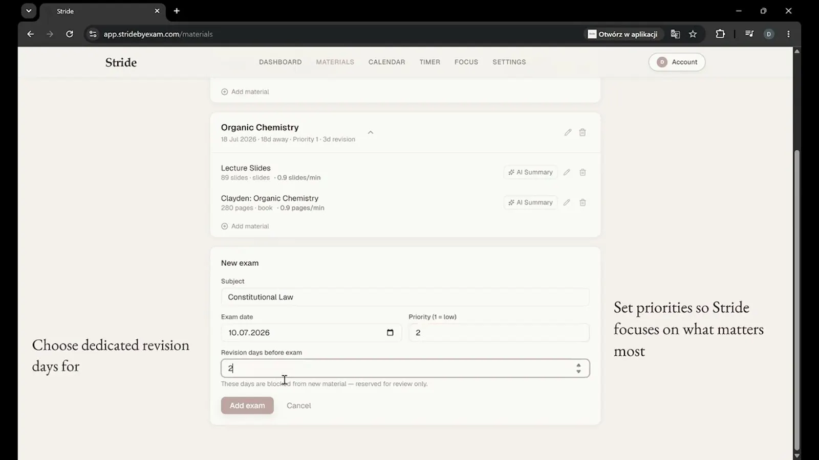 Stride screenshot 1 (video preview)