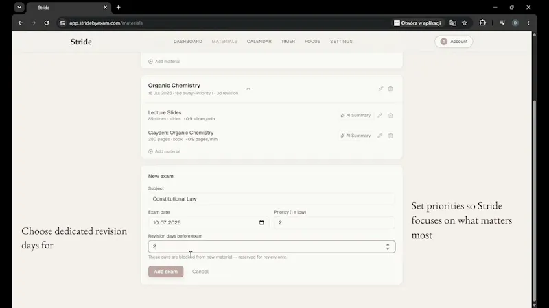 Stride screenshot 1 (video preview)