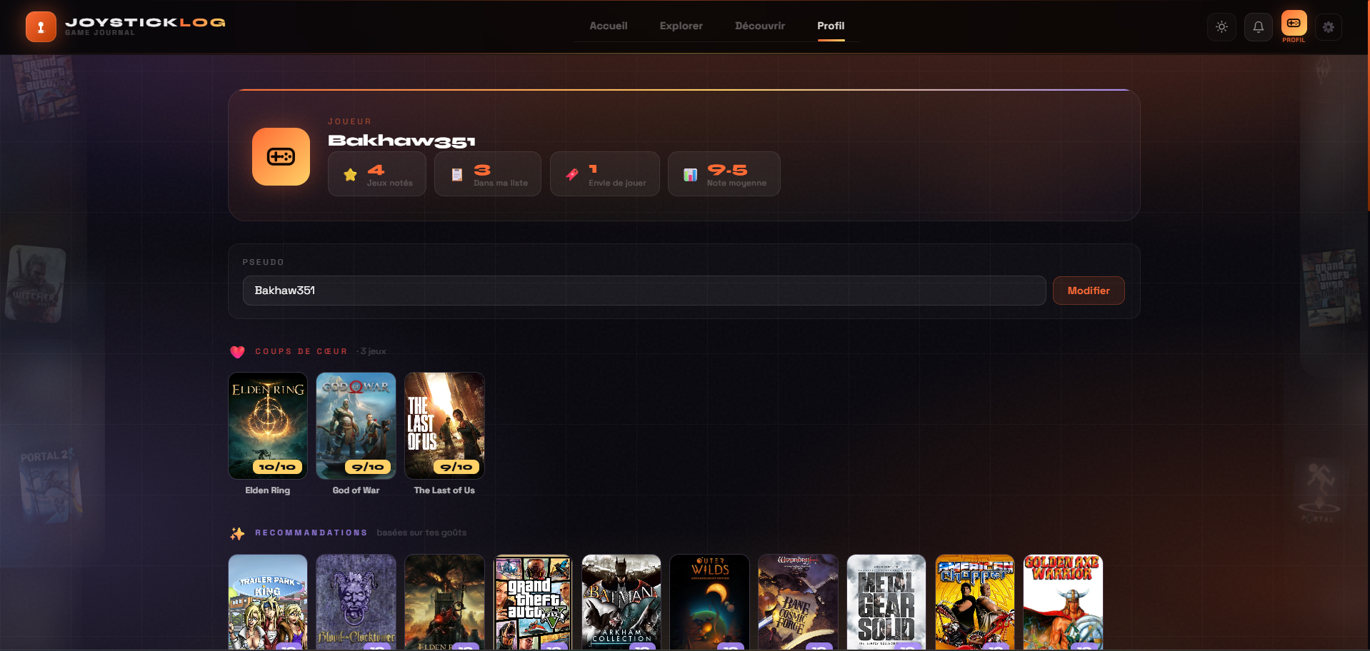 JoystickLog gallery image