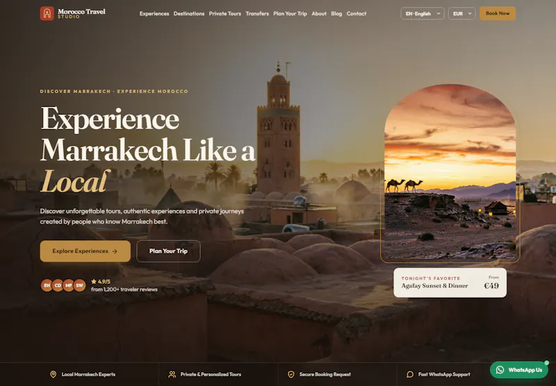 Morocco Travel Booking Platform screenshot 4