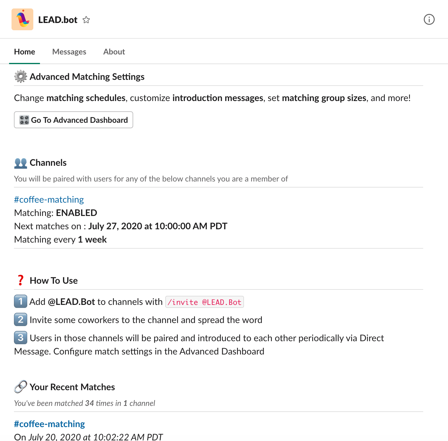 LEAD.Bot for Slack gallery image
