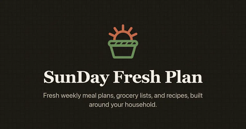 SunDay Fresh Plan screenshot 1