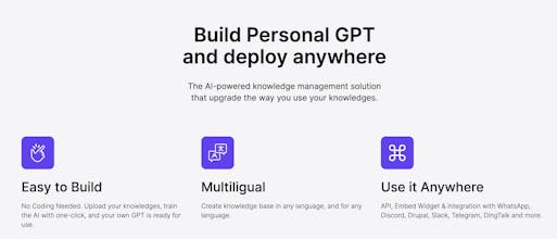 Build Your Private GPT. No Code Required gallery image