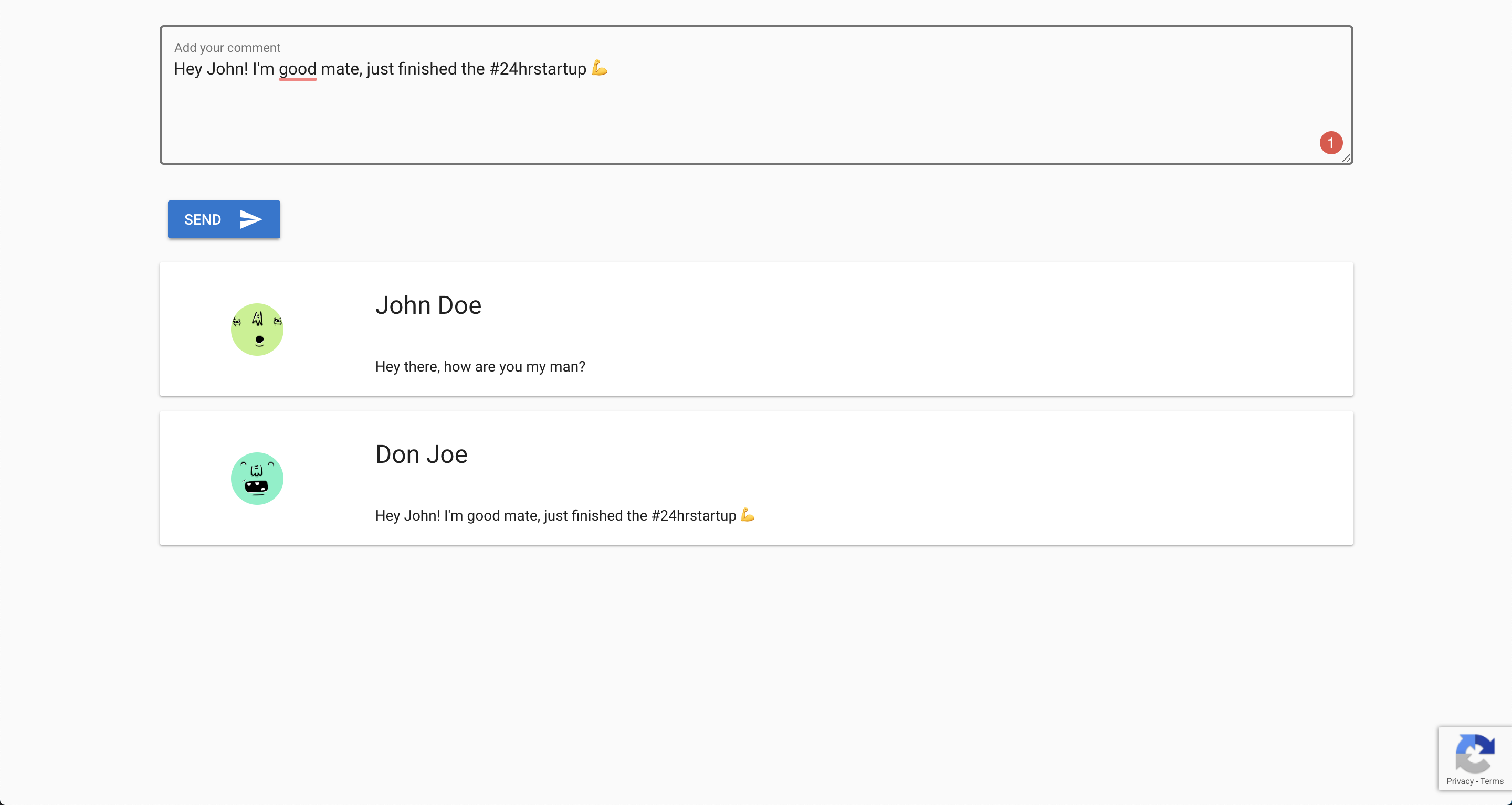 CommentApp gallery image