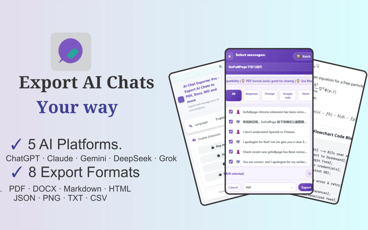 AI Chat Exporter Pro gallery image