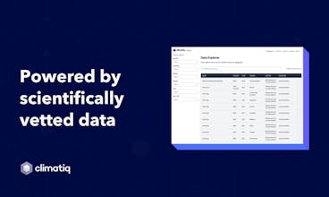 Climatiq Emission Tracking API gallery image