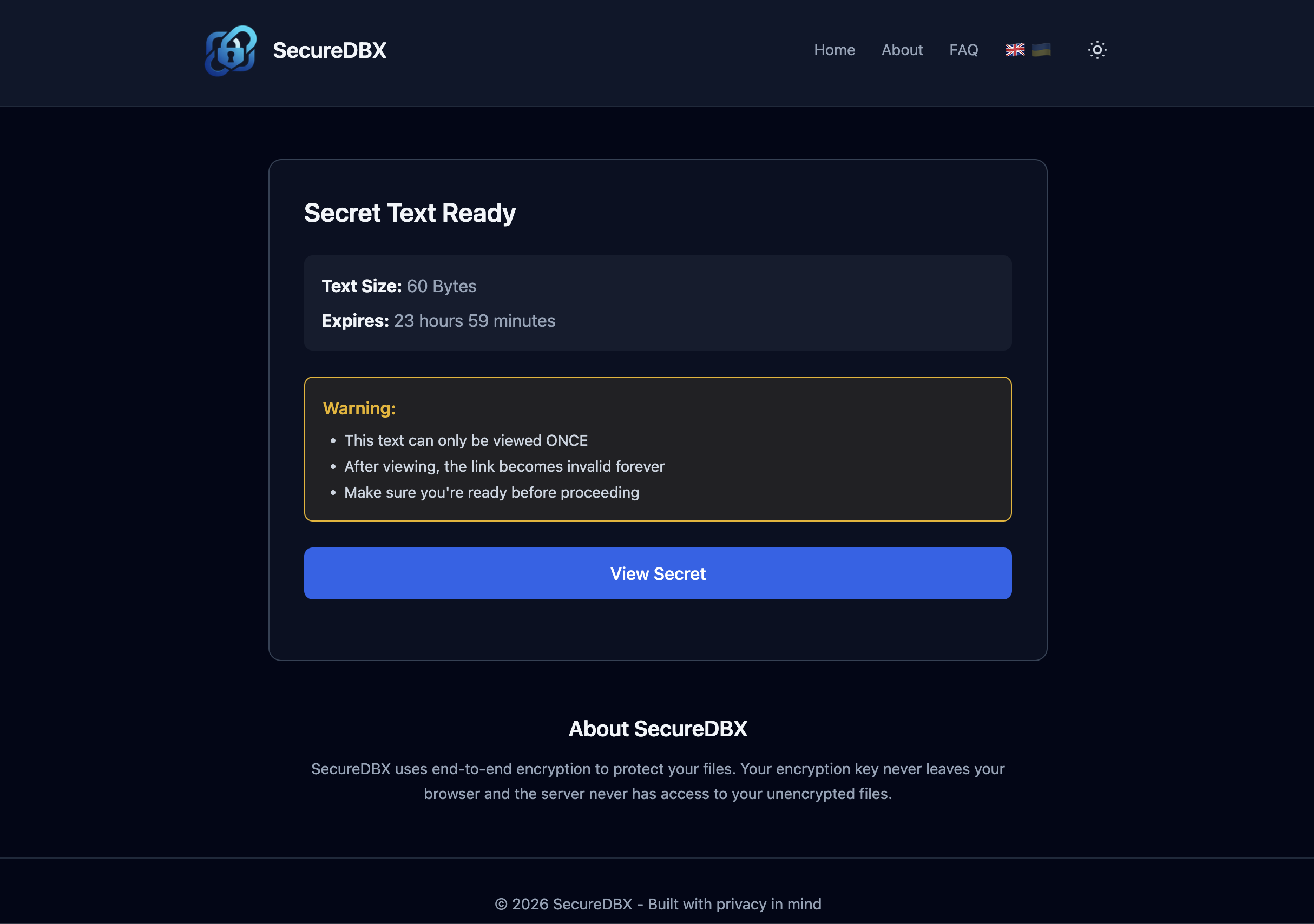 SecureDBX gallery image