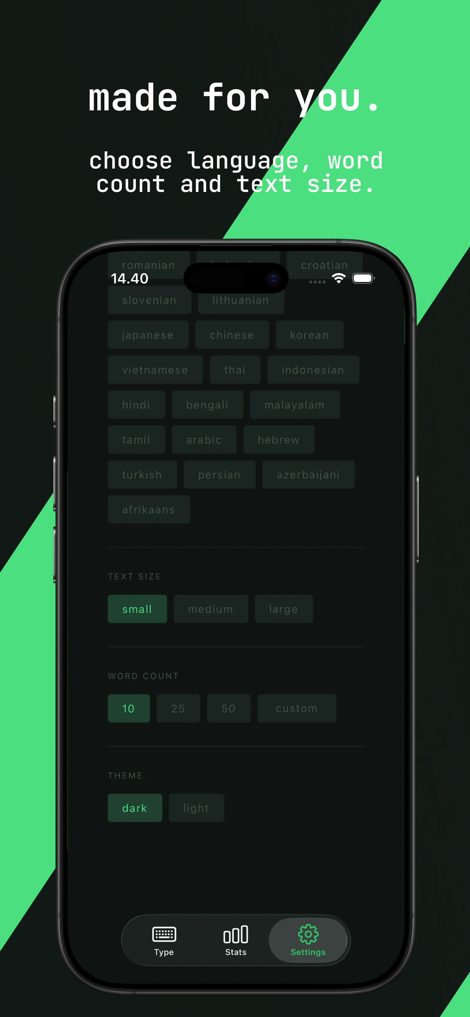 Typeleaf screenshot 3