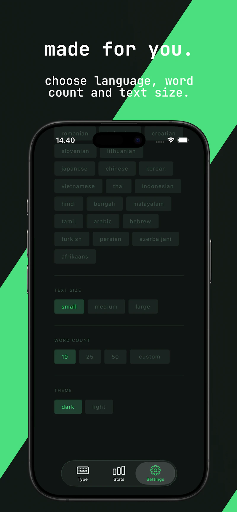 Typeleaf screenshot 3