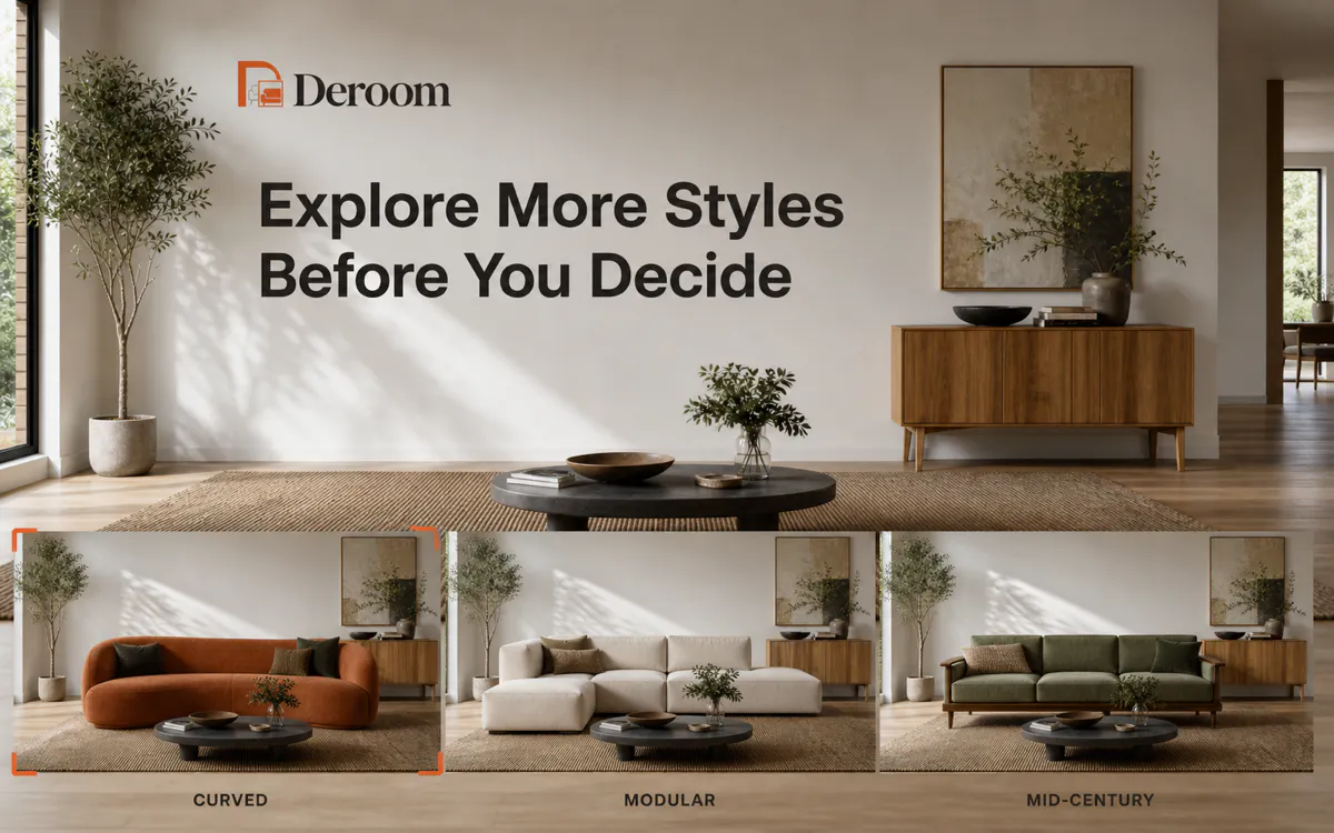 Deroom: AI Furniture Decision Tool 截图 2