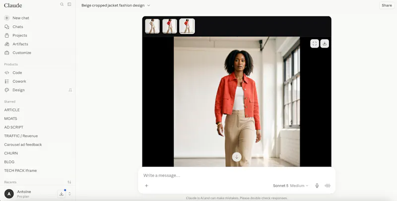 AI Fashion MCP for Claude screenshot 2