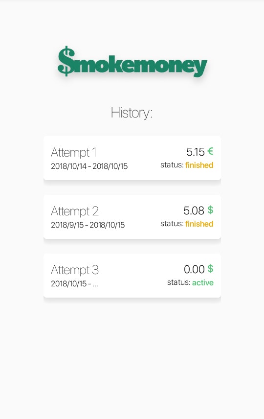 Smoke Money Calculator gallery image