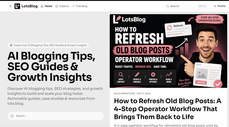 LotsBlog screenshot 5