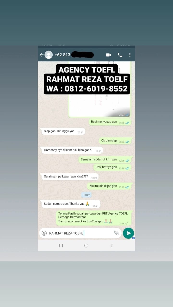 Jasa TOEFL ITP dan IELTS Resmi gallery image