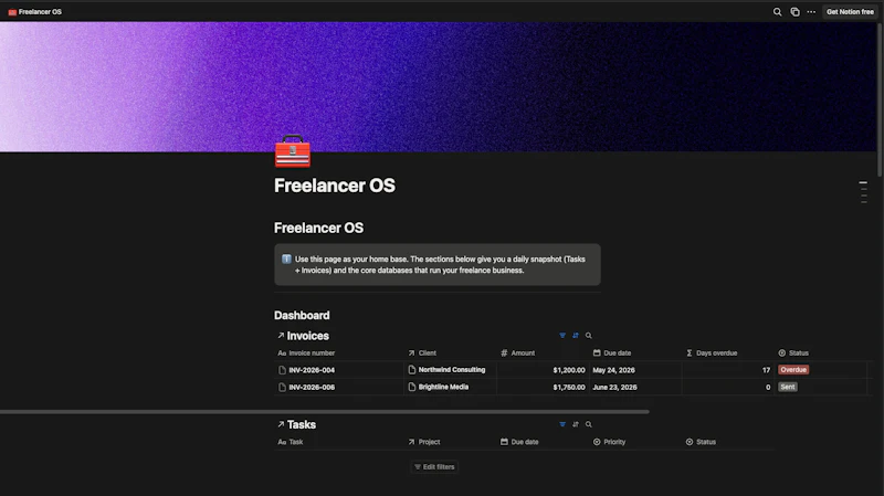 Freelancer OS screenshot 6
