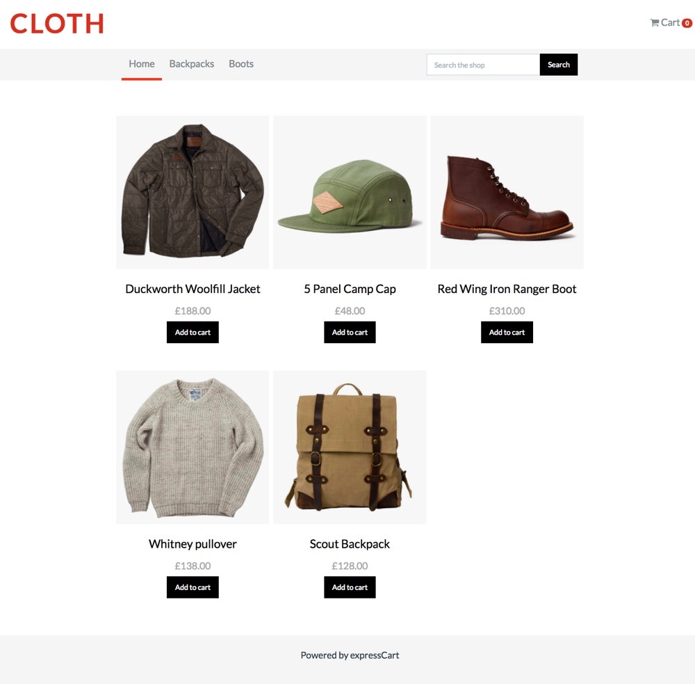 expressCart gallery image