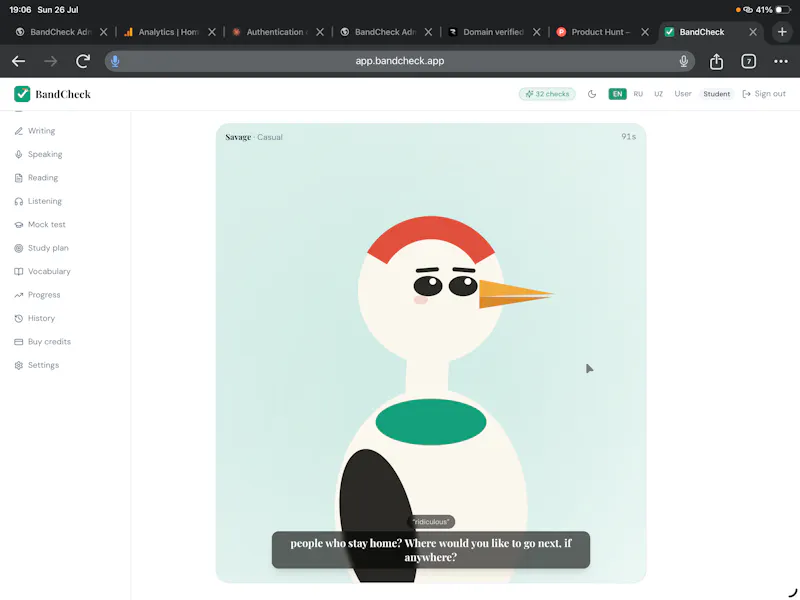 BandCheck screenshot 3