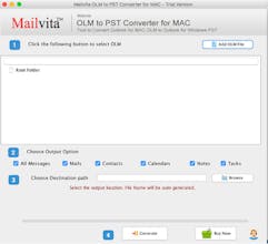 Mailvita OLM to PST Converter for Mac gallery image