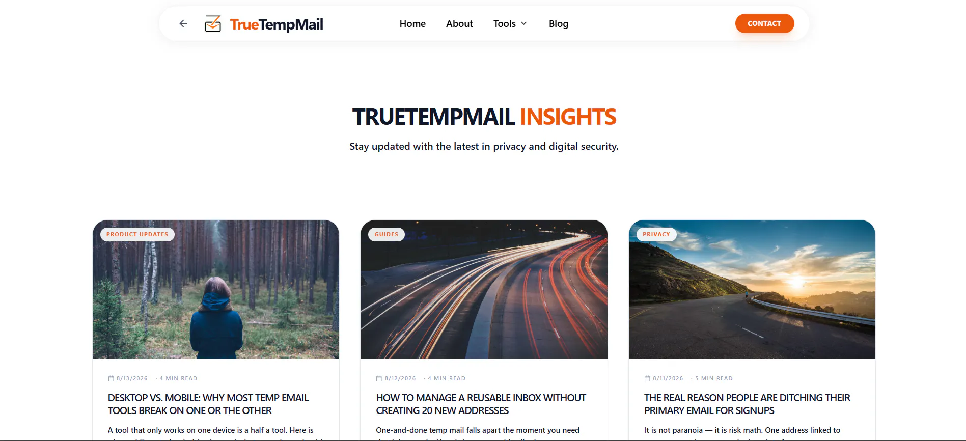 TrueTempMail gallery image