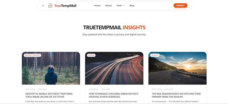 TrueTempMail screenshot 3