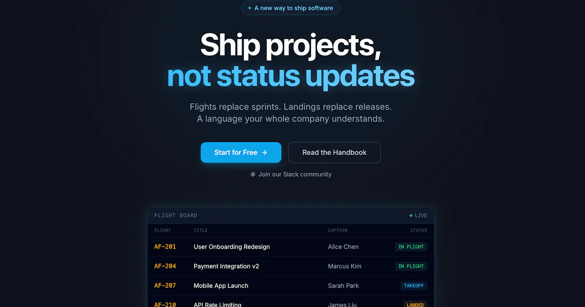 agile.flights
