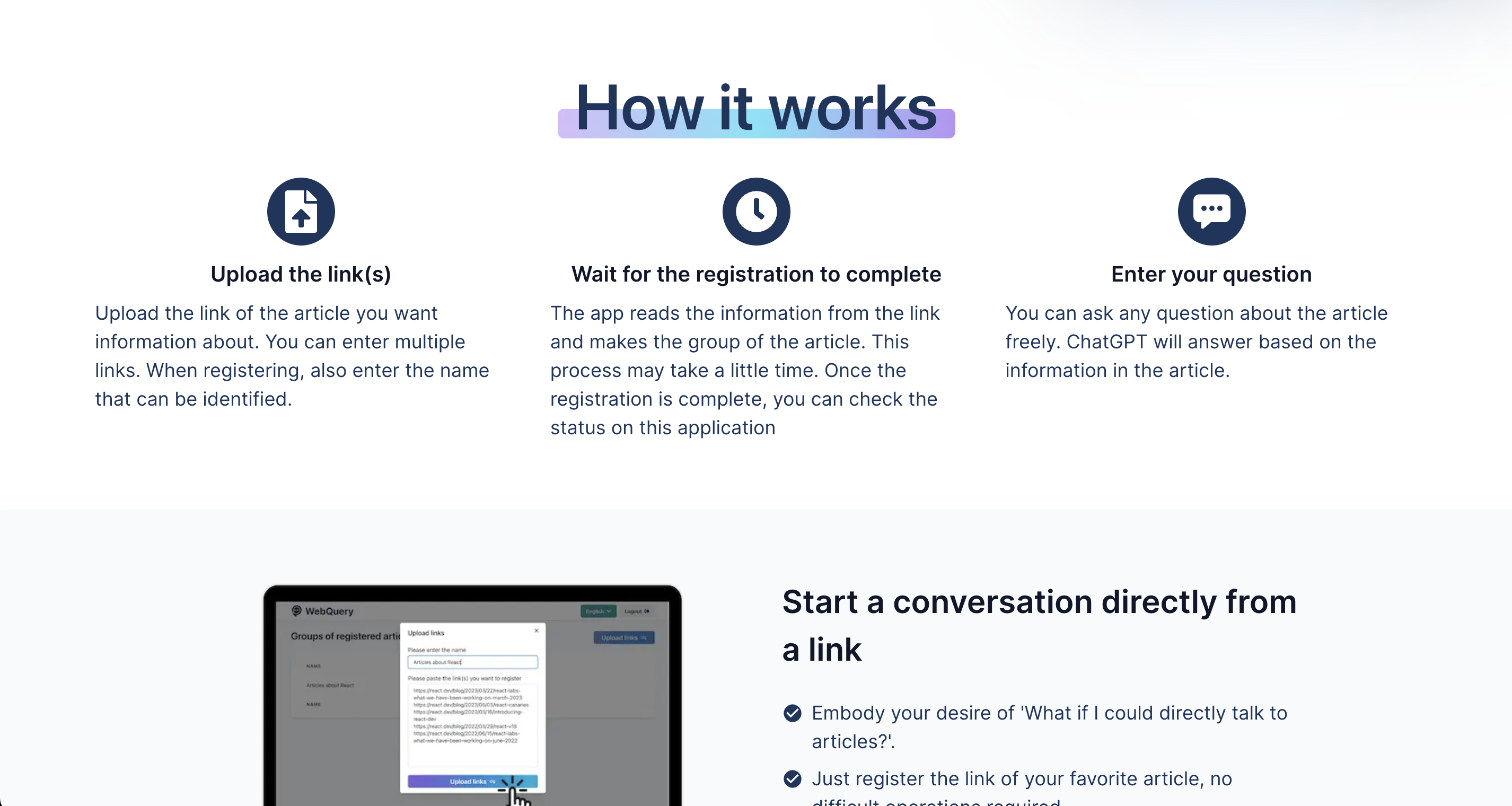 AI-Powered Web Exploration - WebQuery gallery image