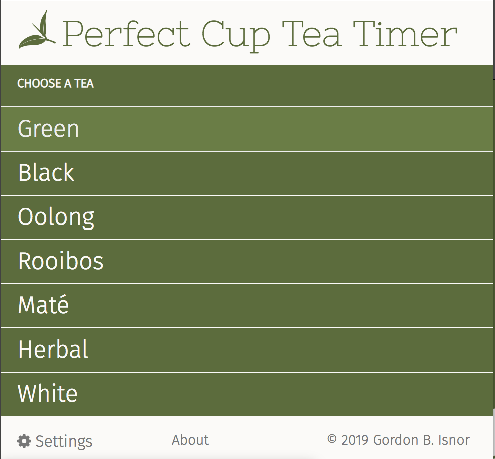 Perfect Cup Tea Timer gallery image
