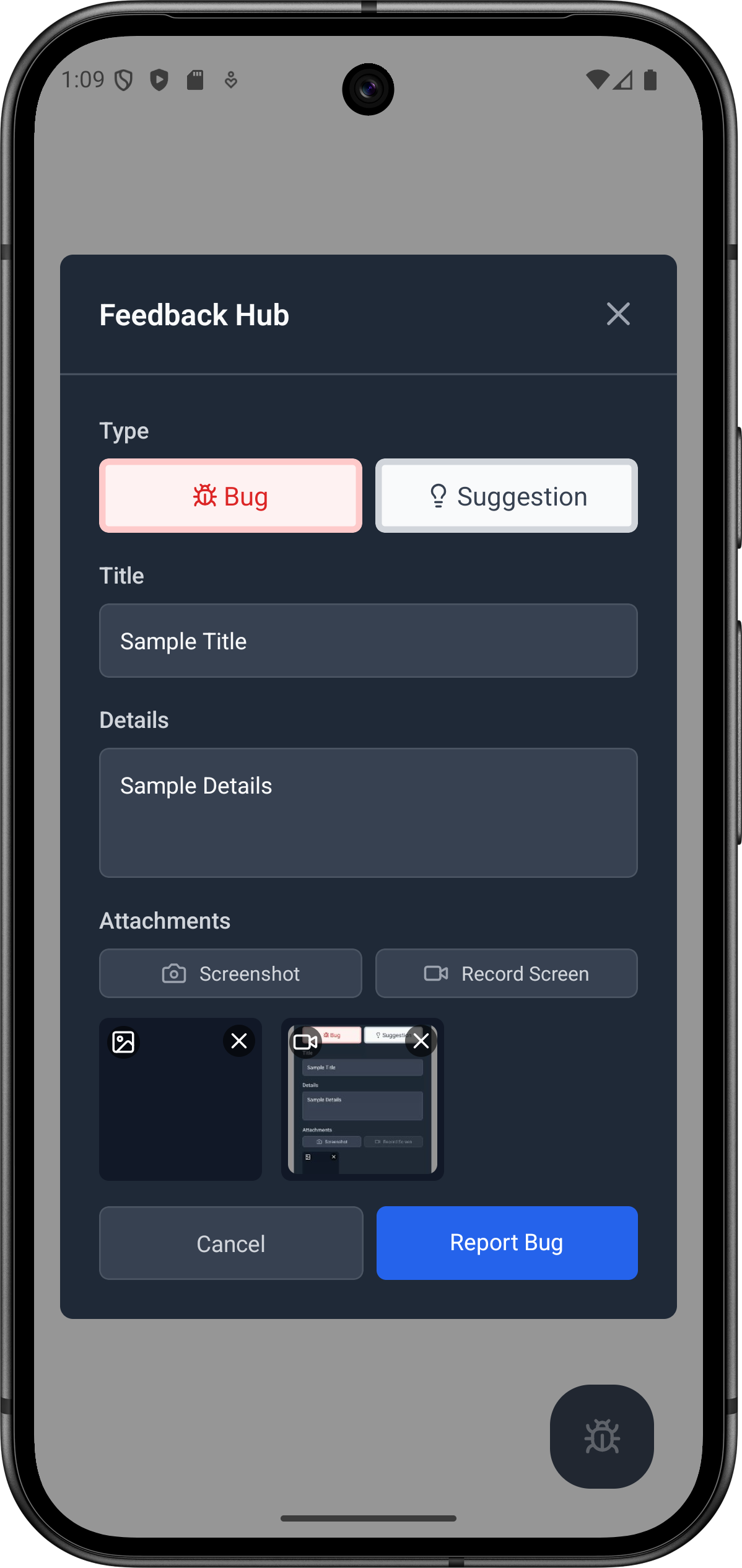 React Native Feedback Hub gallery image