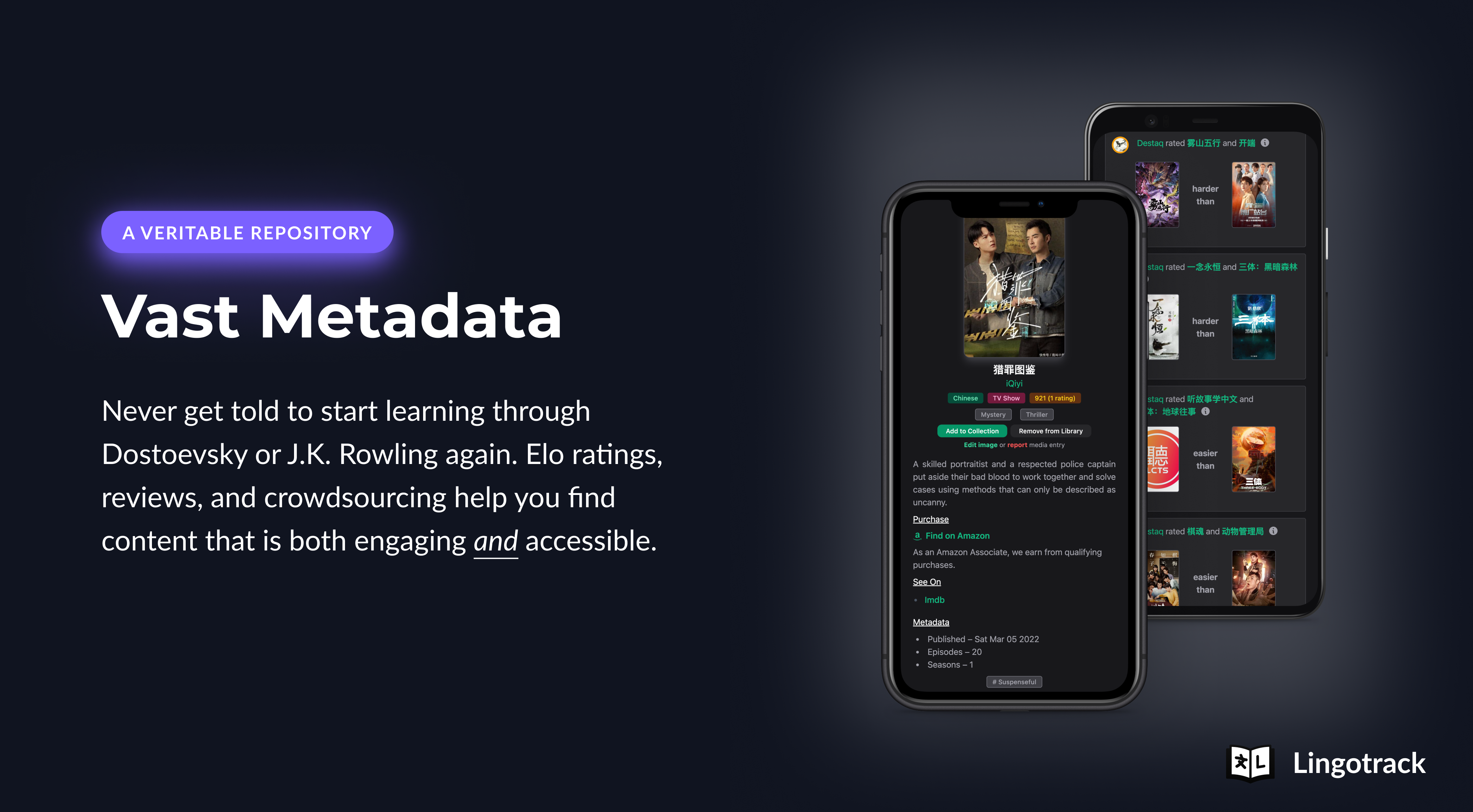 Lingotrack - Volg, deel en versnelt uw taal voor het leren van de taal media 4