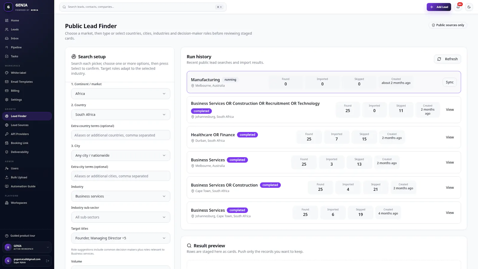 LeadPark screenshot 3