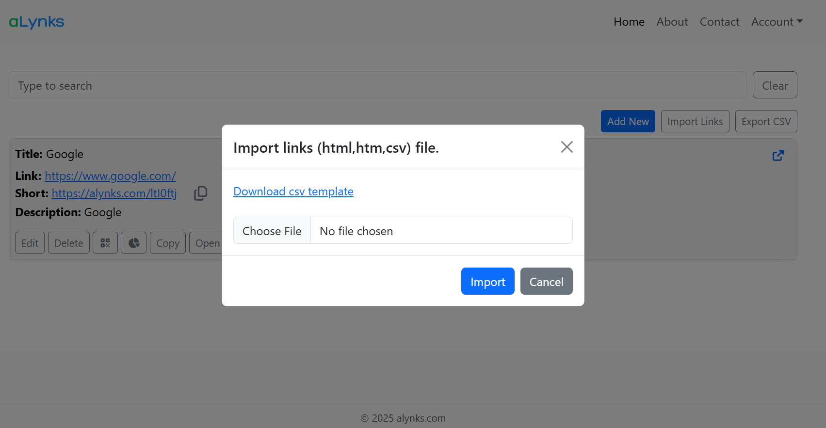 alynks.com -Manage links smartly gallery image