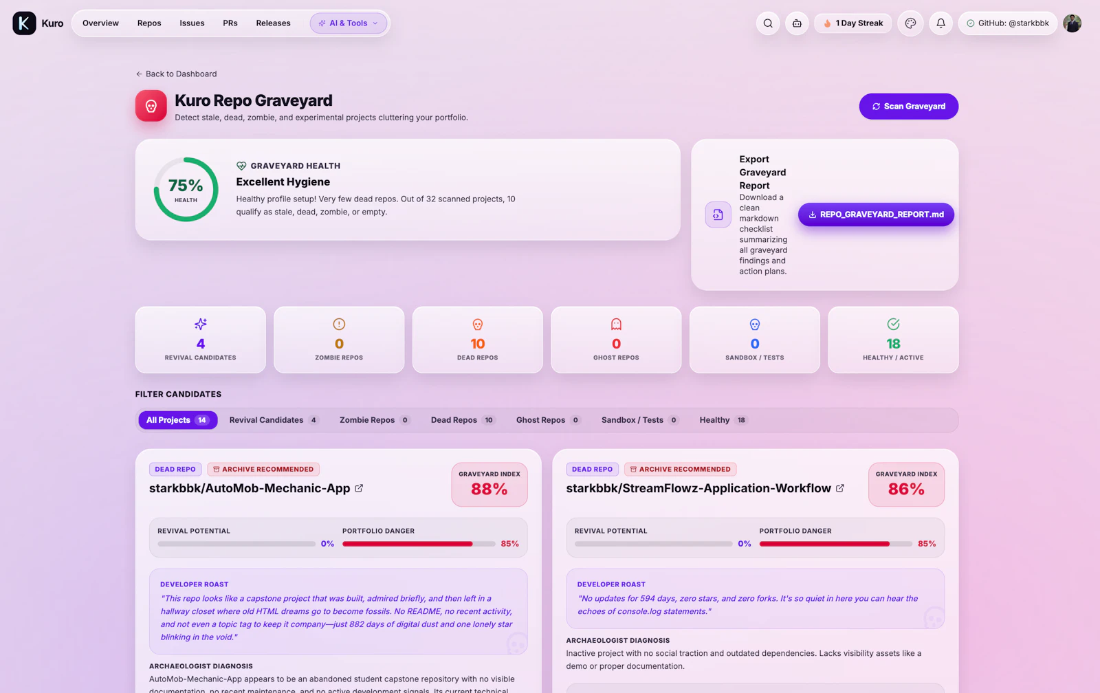Kuro screenshot 12