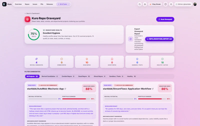 Kuro screenshot 12