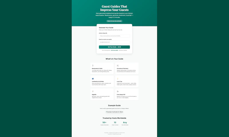 HostGuide screenshot 2