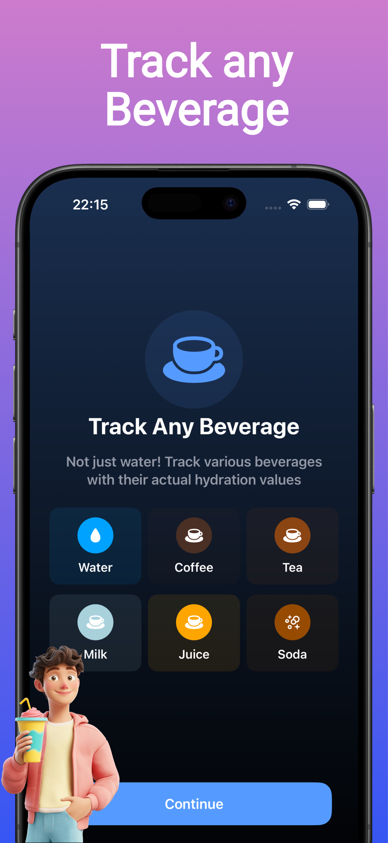 Druppel - Watervracking, hydratatietracking, dagelijks waterdoel media 5