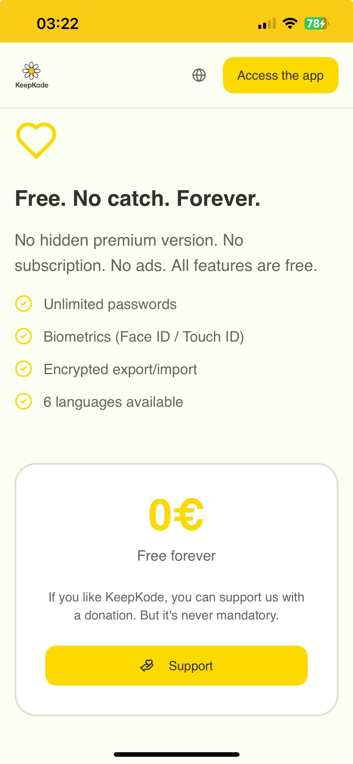 KeepKode - Screenshot 5 showing product features and functionality