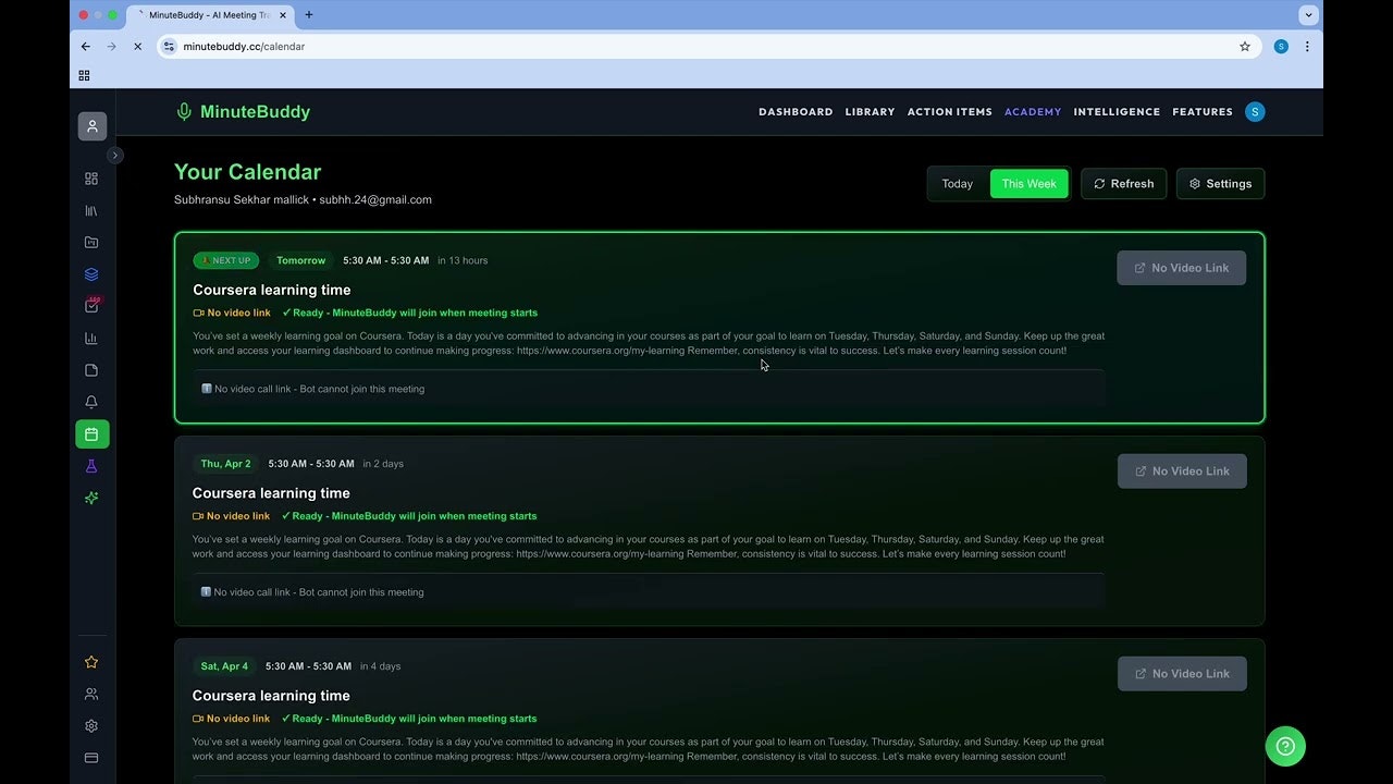 MinuteBuddy gallery image